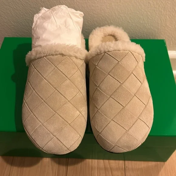 NWT Bottega Reggie Flat in  coco cachemire - Picture 3 of 10